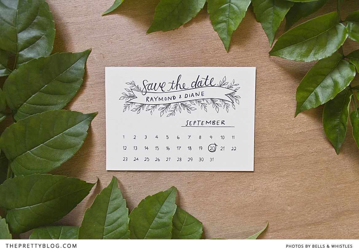 Save the date printable