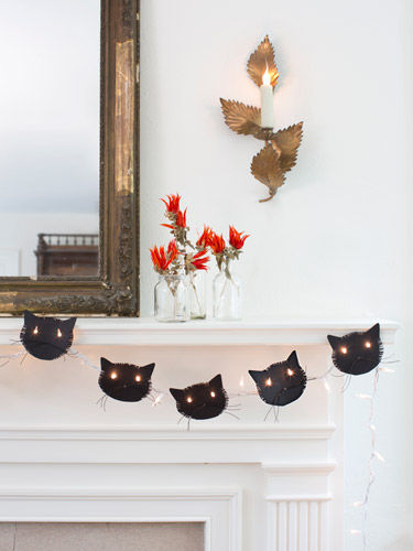 Cat face garland Cat face garland