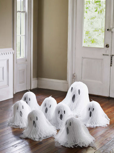 Tissue paper ghosts Tissue paper ghosts