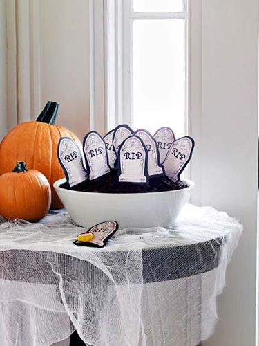 Gravestone lollipops