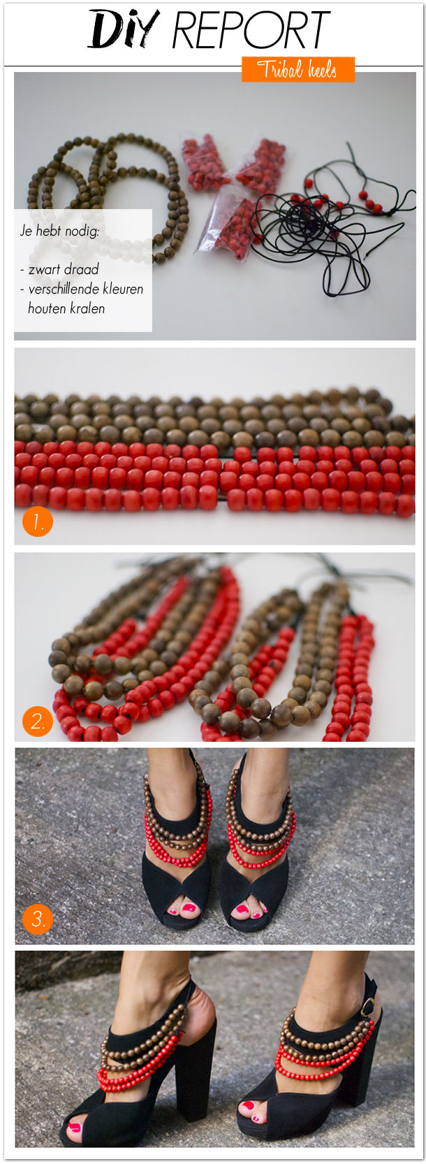 DIY Tribal Heels