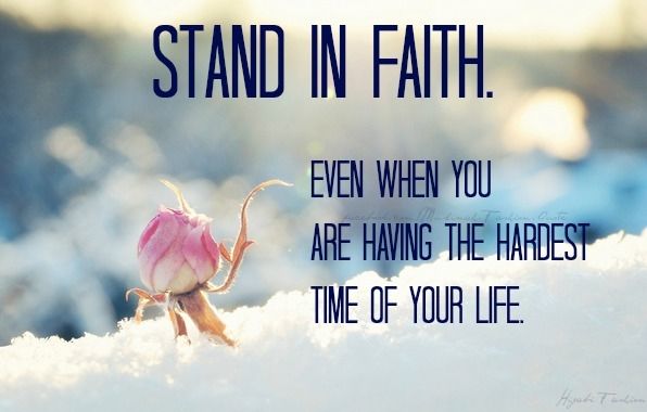 stand in faith