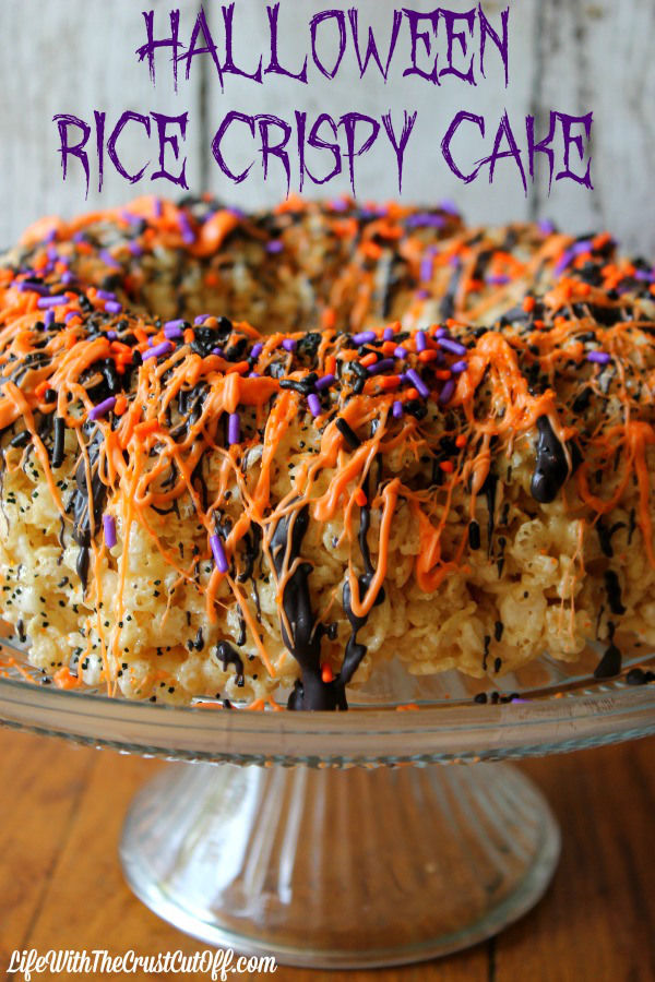 Halloween Rice Crispy Cake Halloween Rice Crispy Cake