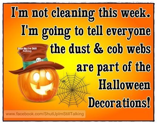I'm not cleaning this week