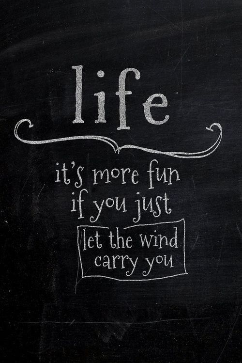 let the wind carry you