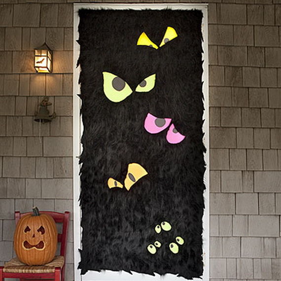 Scary Eyes Front Door