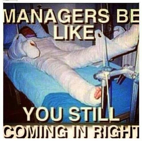 Managers be like Managers be like