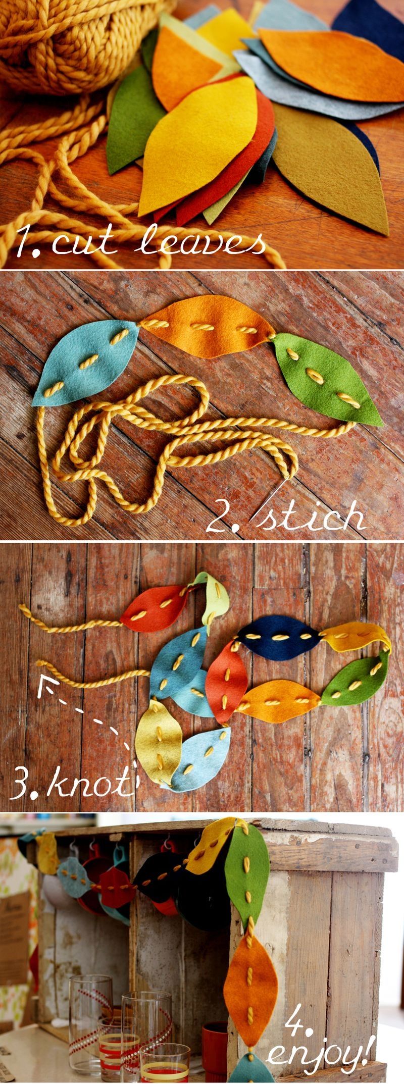 DIY Autumn Garland