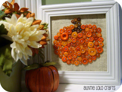 Pumpkin button art
