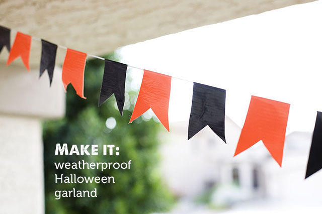 Weatherproof halloween garland