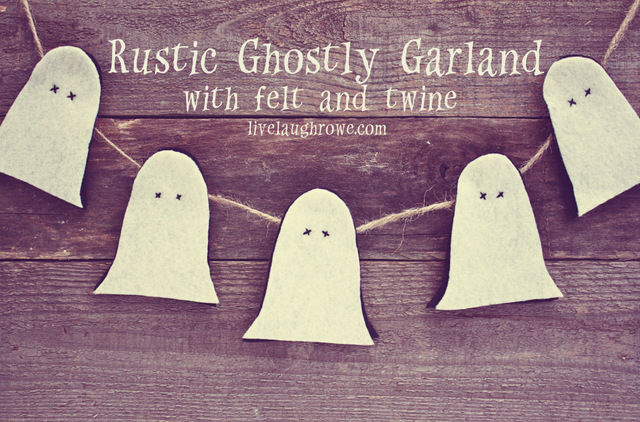 Rustic ghostly garland Rustic ghostly garland