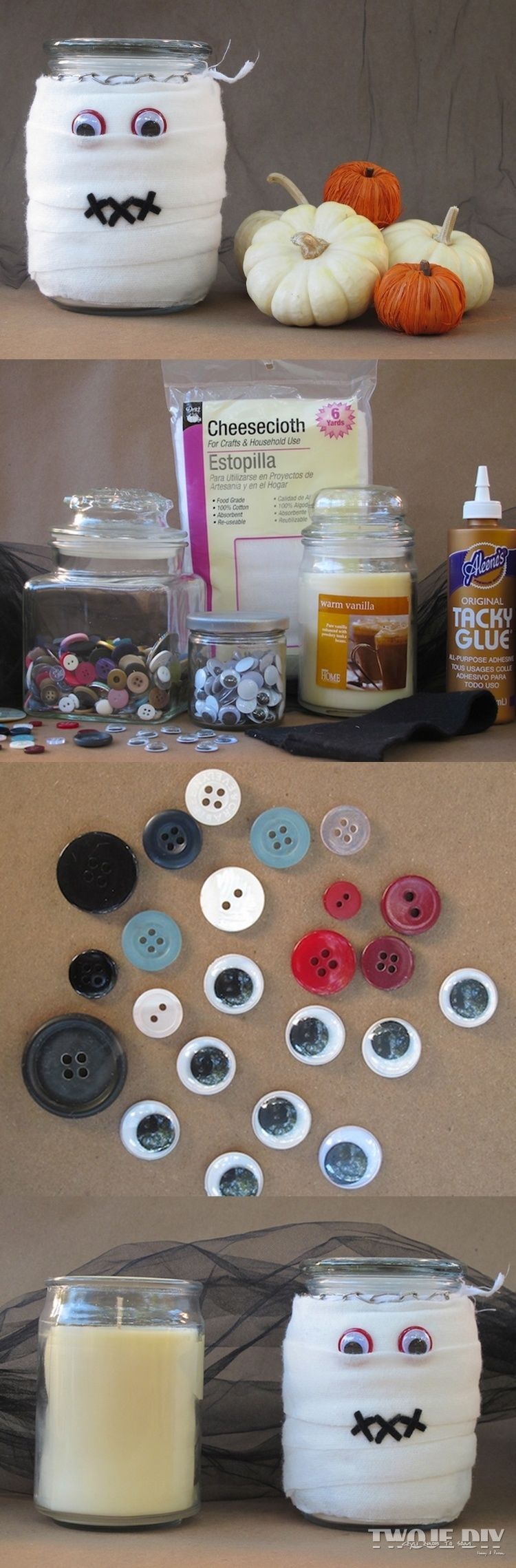DIY Candle Mummies DIY Candle Mummies