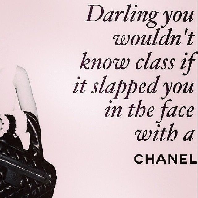 you wouldn't know class you wouldn't know class