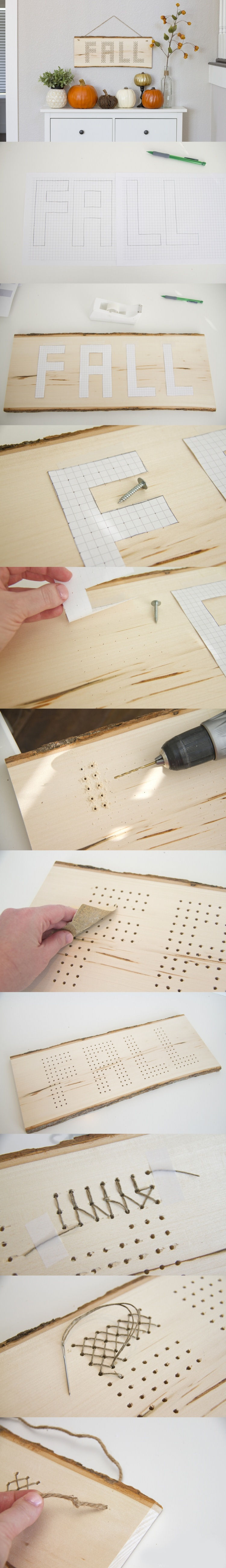 DIY Fall Wall Decor