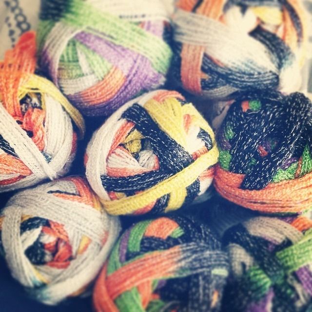 Halloween ruffle yarn Halloween ruffle yarn