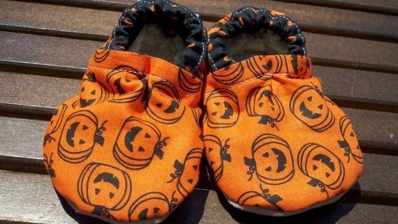Baby pumpkin shoes
