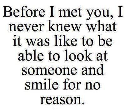 before I met you