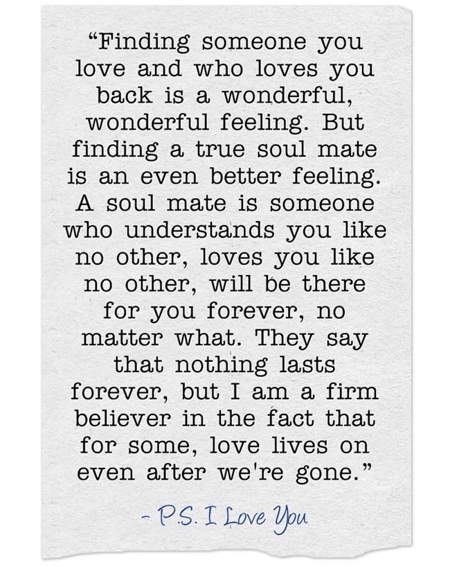Finding someone you love
