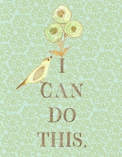 I can do this