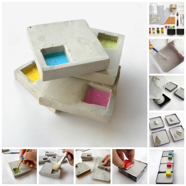 Cement Coasters