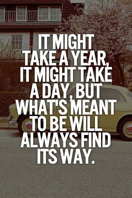 whats meant to be