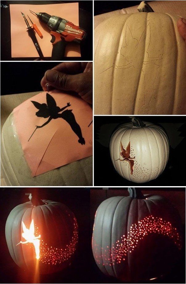 DIY Tinkerbell Pumpkin