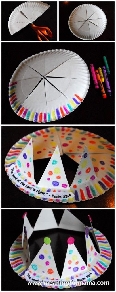 DIY Paper Plate Crown DIY Paper Plate Crown