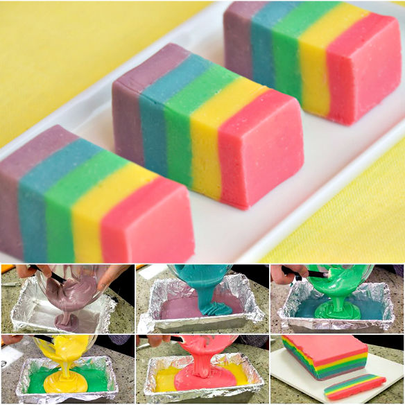 DIY Rainbow Fudge DIY Rainbow Fudge