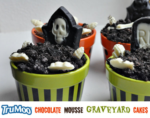 Graveyard Mousse cakes