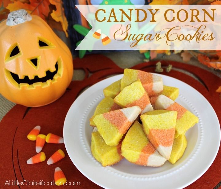 Candy Corn Sugar Cookies Candy Corn Sugar Cookies