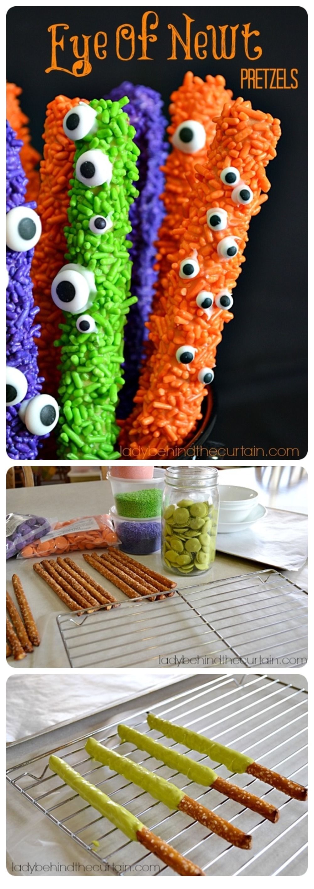 Eye Of Newt Chocolate Pretzels