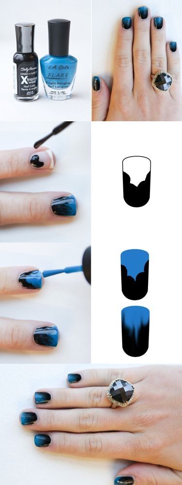 DIY 2 Toned Nails