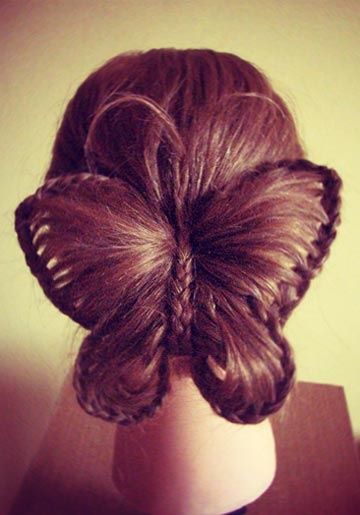 Butterfly hairstyle