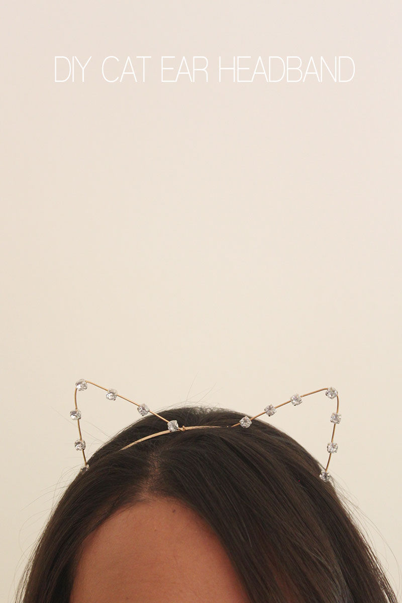 DIY Cat Ear Headband DIY Cat Ear Headband