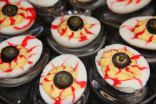 Deviled egg eyeballs