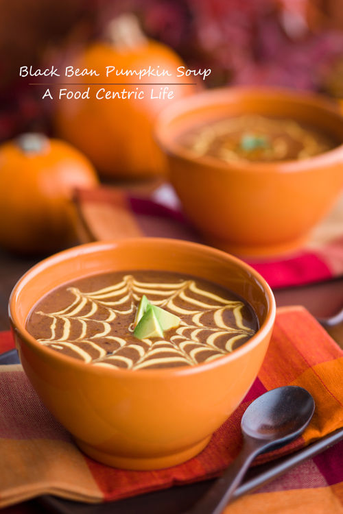 Black bean and pumpkin soup