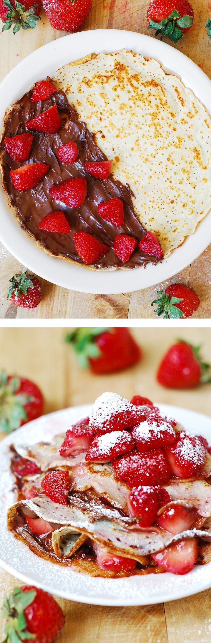 Strawberry Nutella Crepes