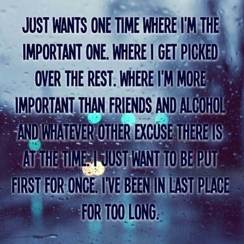 I just want one time