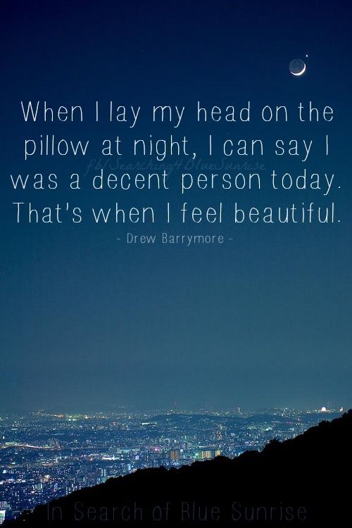 at night