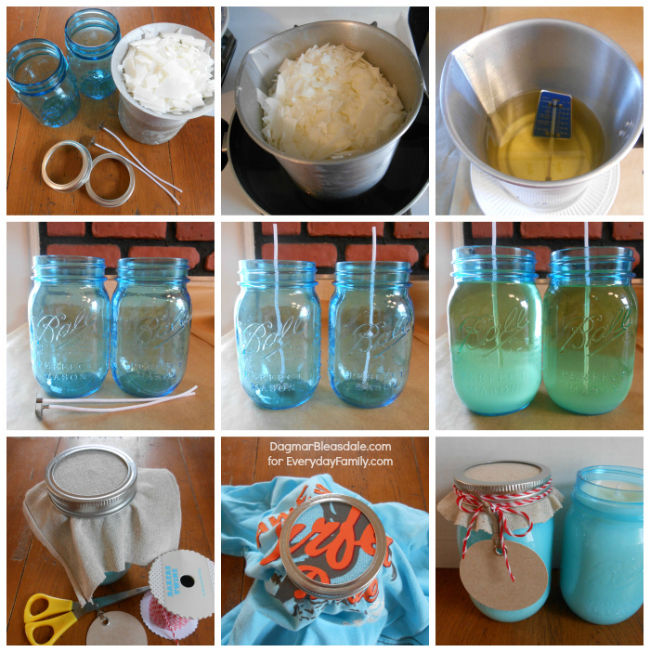 DIY Mason Jar Candle DIY Mason Jar Candle