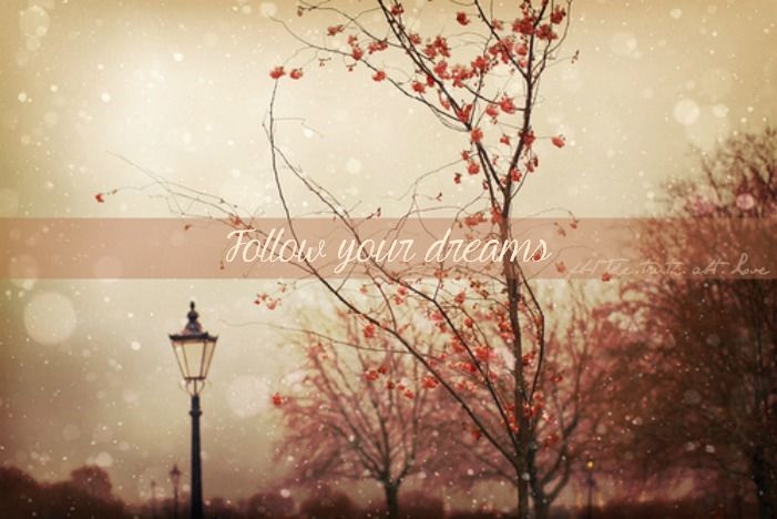 Follow your dreams