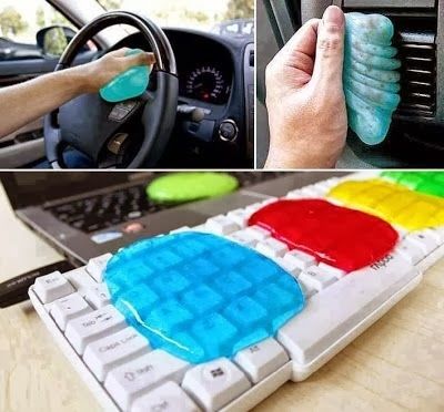 Homemade slime for cleaning time