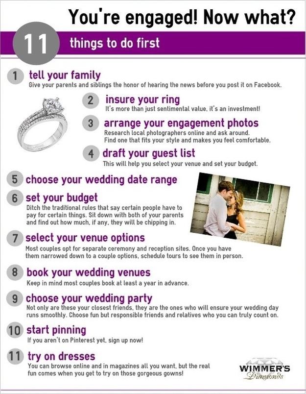 Steps To Take Once You're Engaged Steps To Take Once You're Engaged