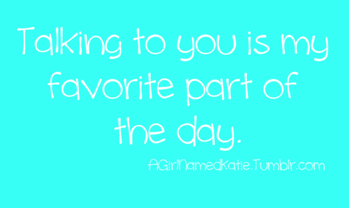 Talking to you Talking to you