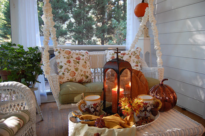 Cozy Fall Front Porch