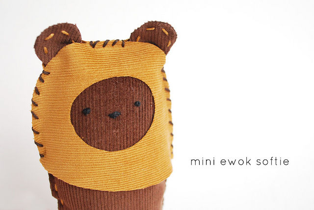 Mini ewok softie Mini ewok softie