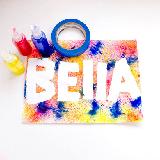 Spray paint craft