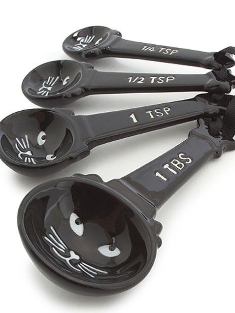 Black Cat Measuring Spoons