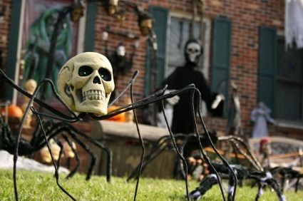 Skull spider decoration Skull spider decoration