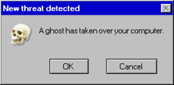 A ghost has taken over your computer A ghost has taken over your computer